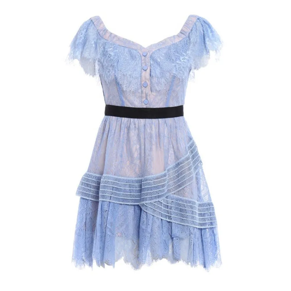 Self-portrait Off the Shoulder Lace Mini Dress - Image 62