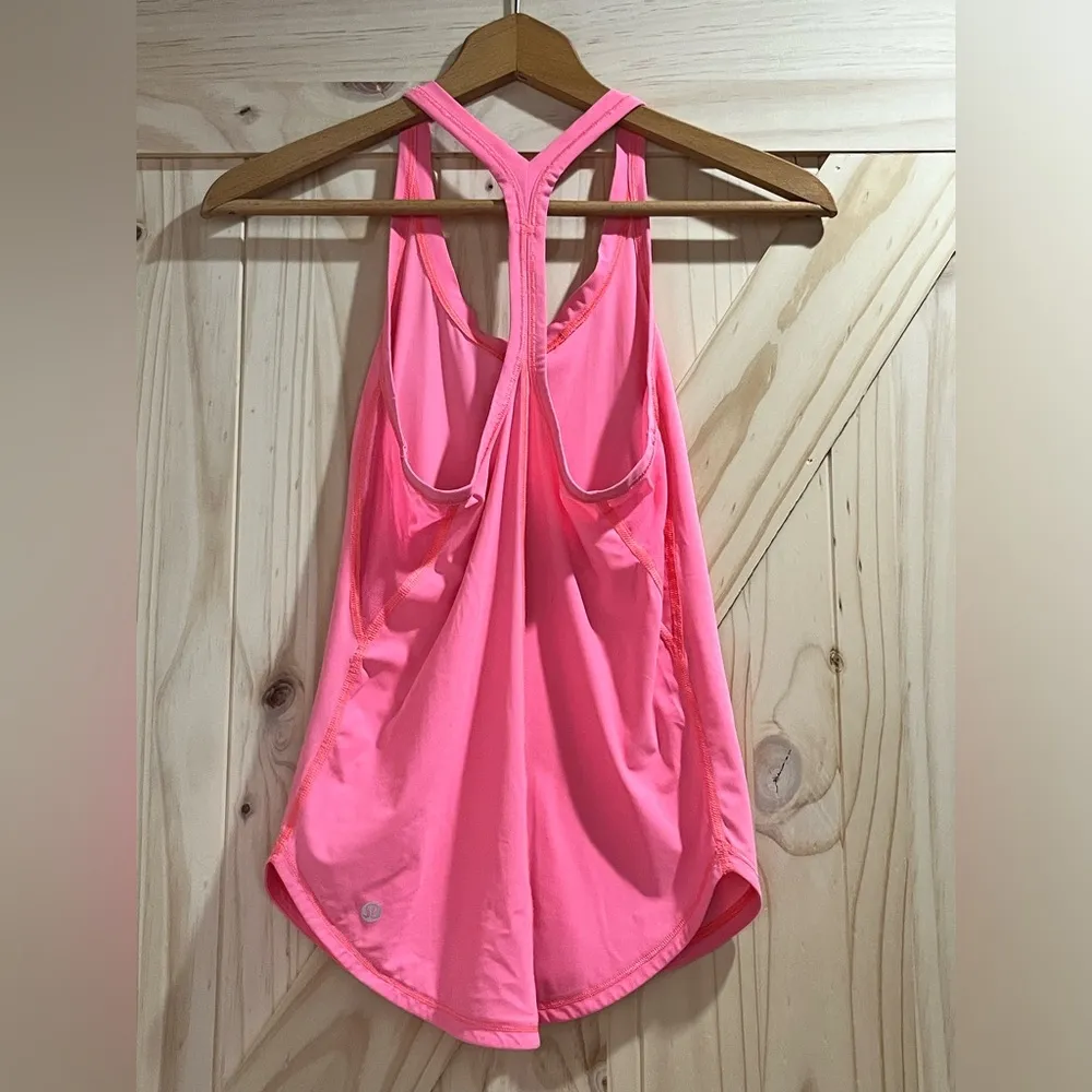 Lululemon - Bright Pink Racerback Fast Lane Singlet - Image 9
