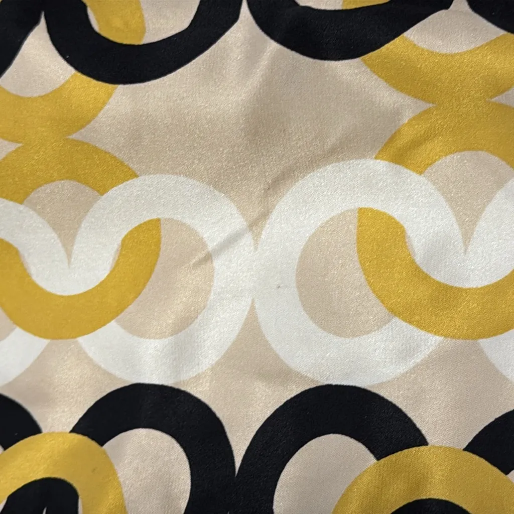 J. Crew collection vintage SILK and Wool abstract geo print blazer jacket size 6 - Image 9