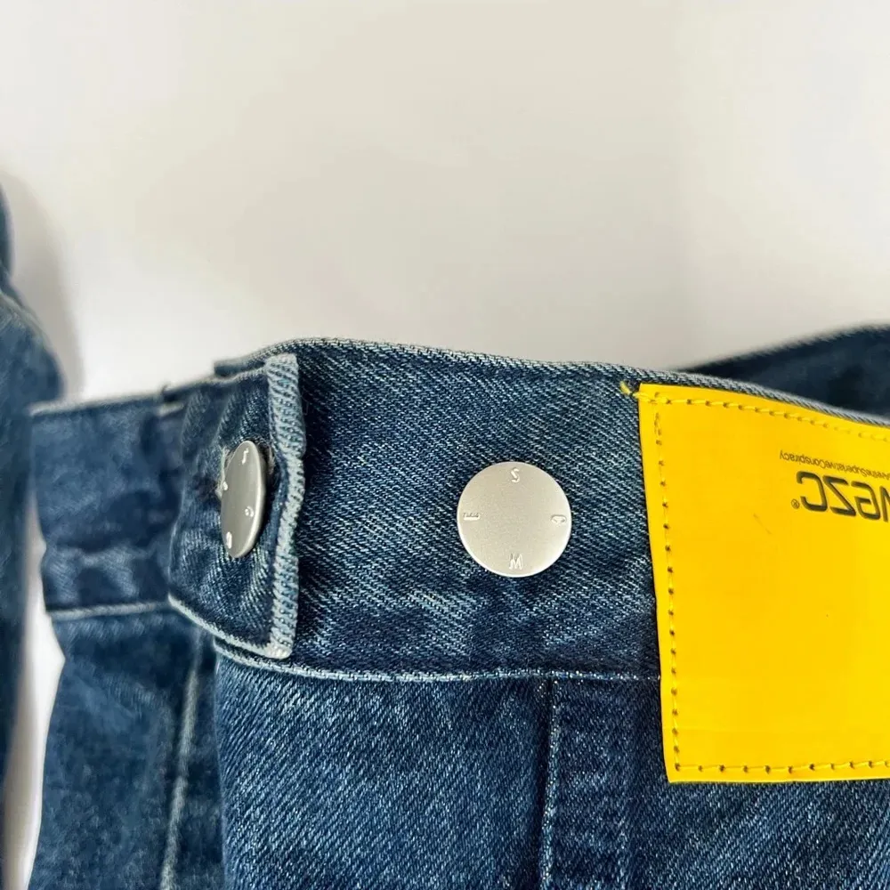 Men's Conspiracy by WESC Blue Denim Trucker Thrills Jacket Size‎ L Womens Sz XL Size L - Image 4