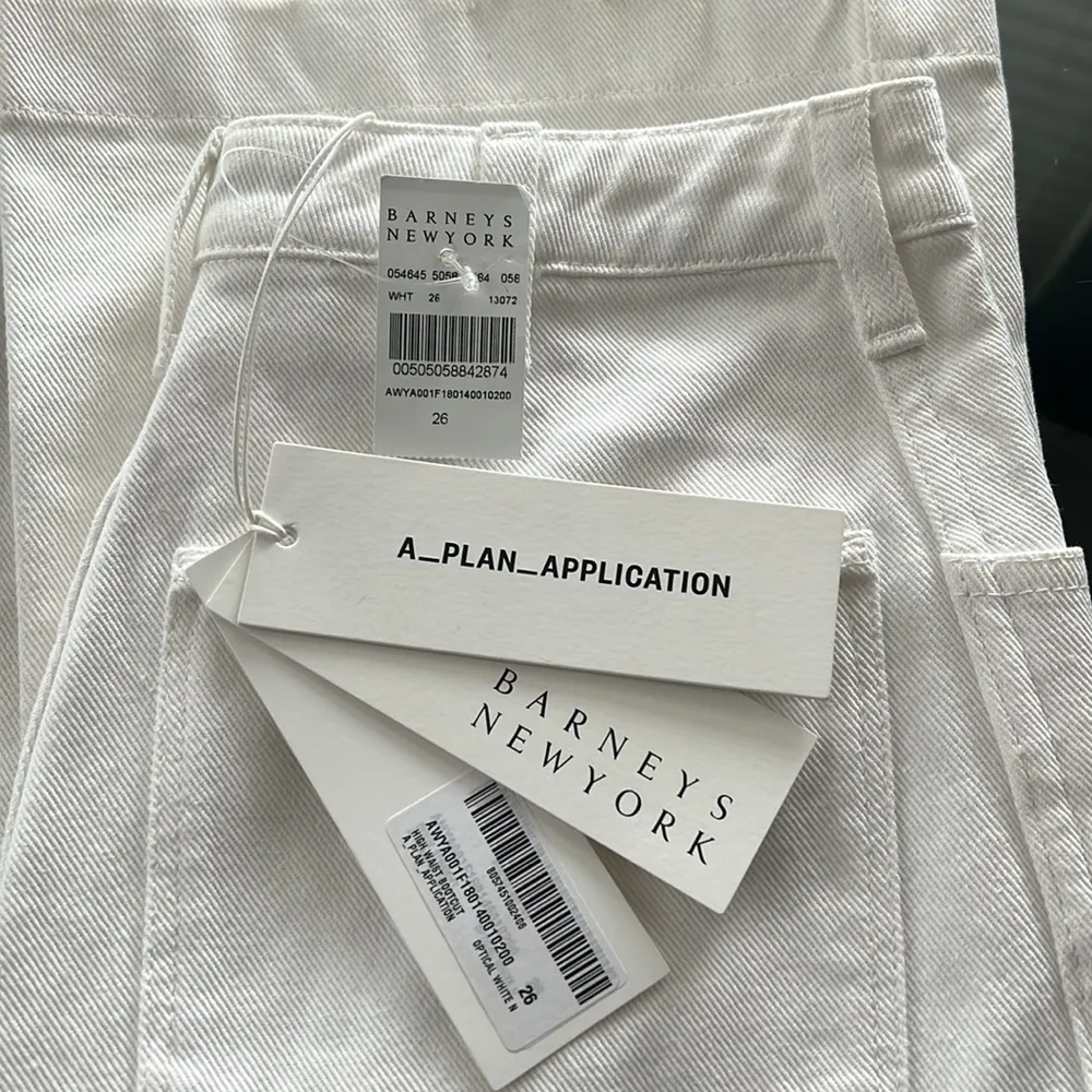A_Plan_Application High Waist Bootcut Jeans Optical White, Size 26, NWT SOLD OUT - Image 13