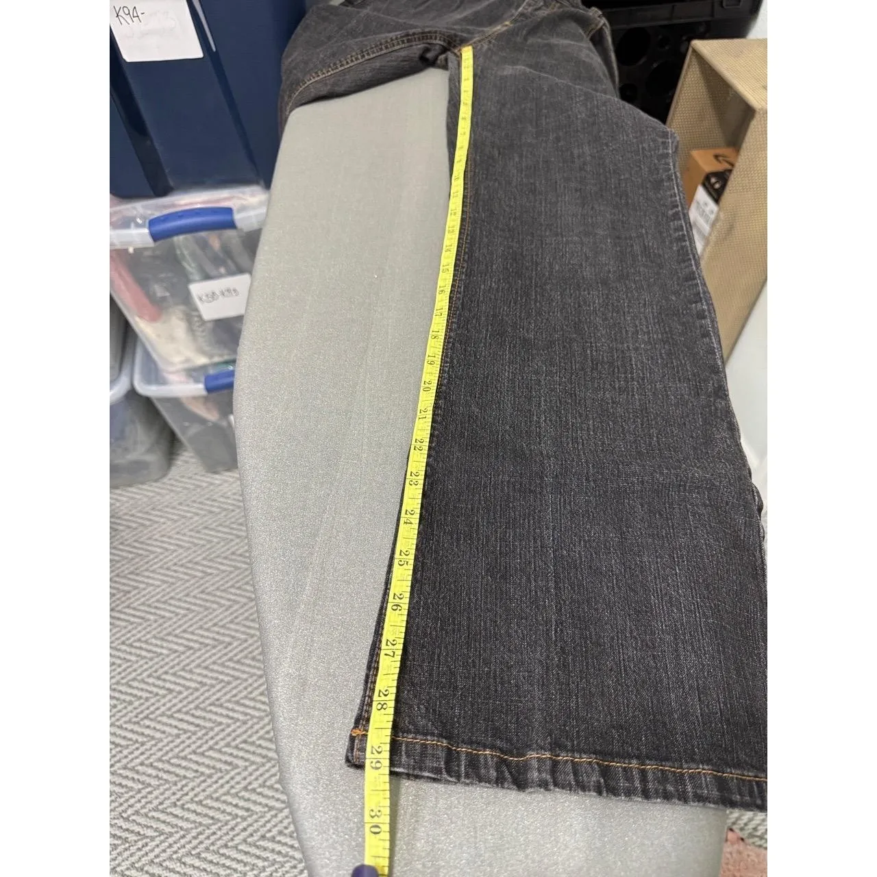 Faded Glory Stretch‎ Black Bootcut Jeans Petite 10 - Image 9