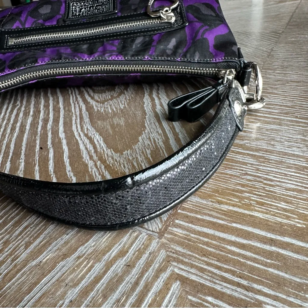 Coach Purple/Black Daisy Ocelot Soho Shoulder Bag 2012 - Image 14