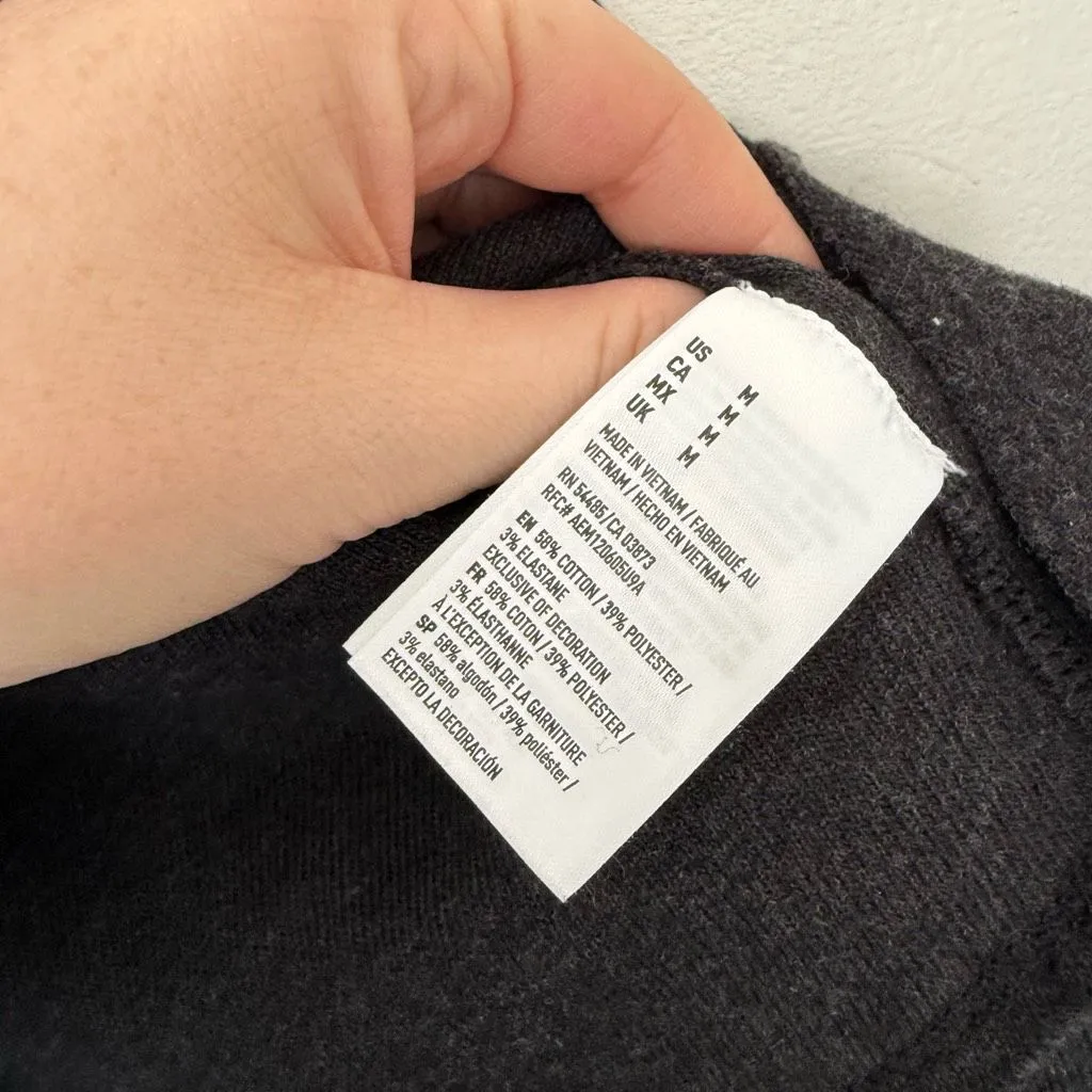 American Eagle Women’s Medium Say Yes Sweatshirt Pullover New NWT - Image 3