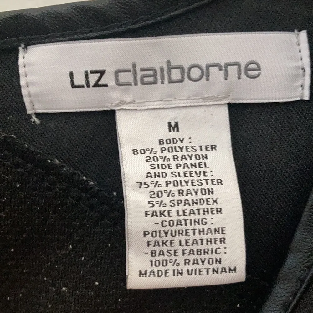 FINAL MARKDOWN Liz Claiborne sheath style dress medium - Image 4