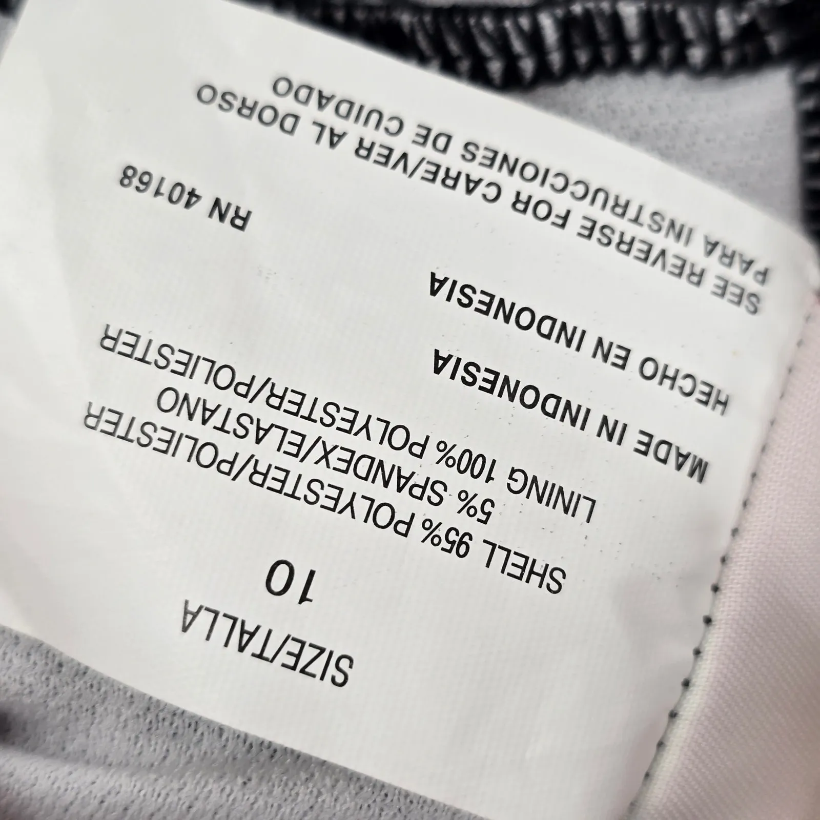 Jamaica Bay Black Ruffle Floral Padded Swimwear Tankini‎ Tank Top Medium M 10 - Image 6