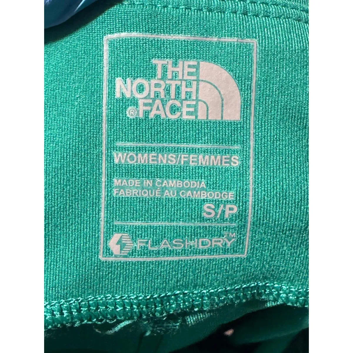 The North Face Women's Small Petite Green FlashDry Capri Leggings - Image 5