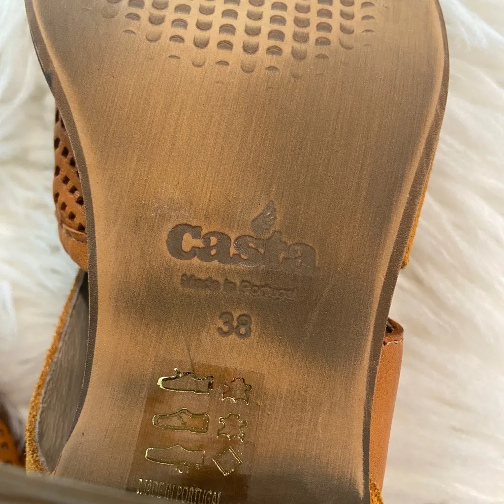 CASTA Stylish Mustard Ankle Boots for Women size 38 (7.5) BNWOT - Image 6