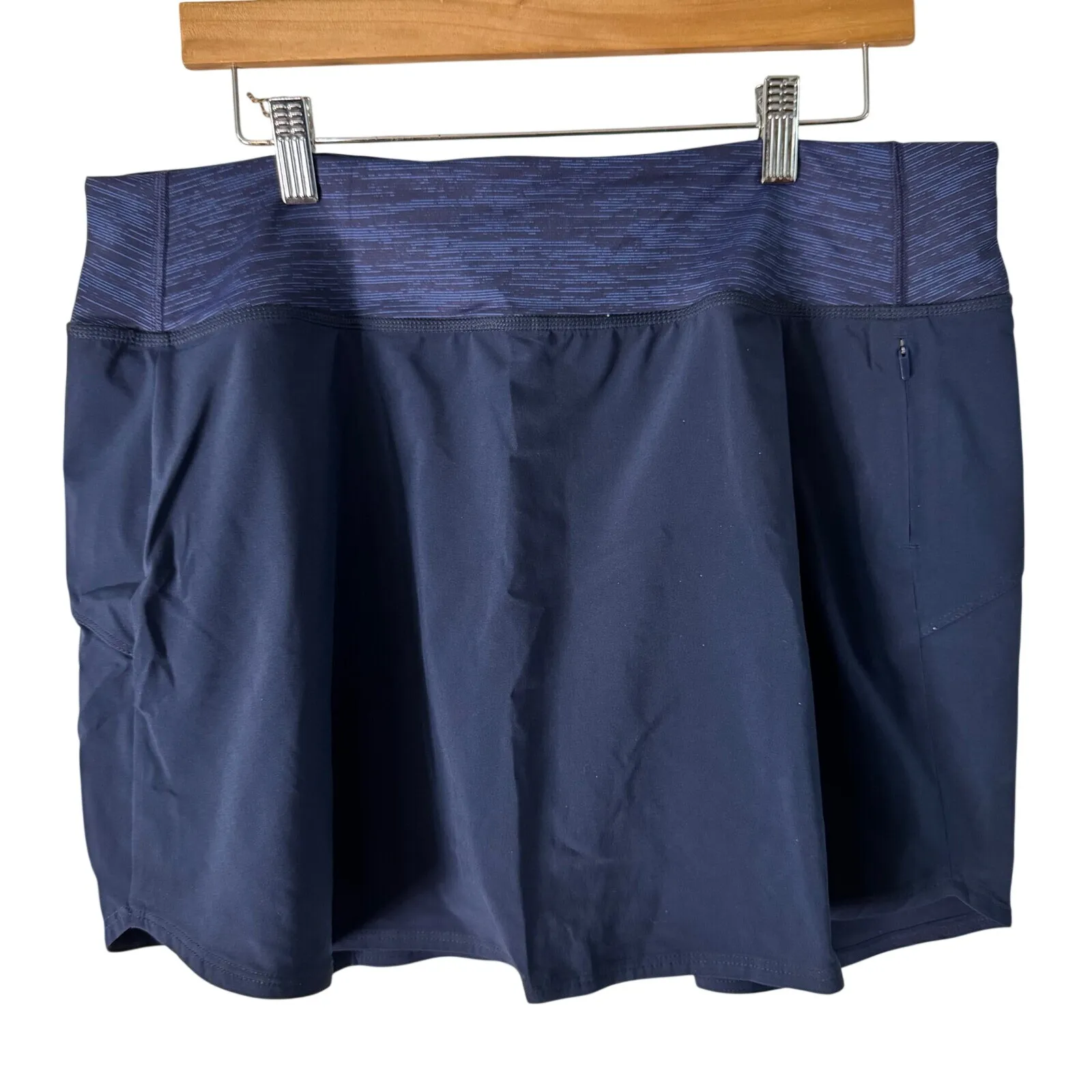 Outdoor Voices Hudson Skort Athletic Running Tennis Golf Navy XXL - Image 10