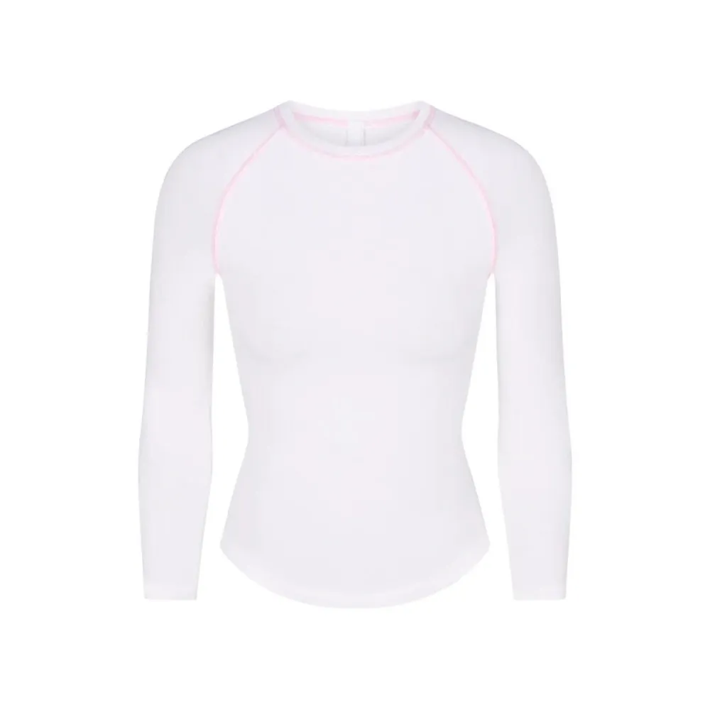 Skims New Vintage Sport Raglan Long Sleeve T-Shirt - Snow size 4X - Image 4