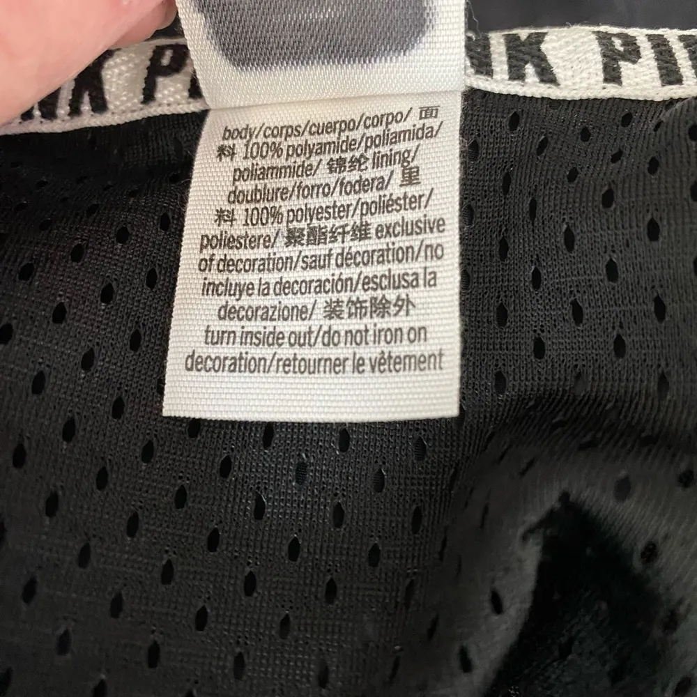 Victoria’s Secret PINK Navy Coach Jacket – Size Small - Image 6