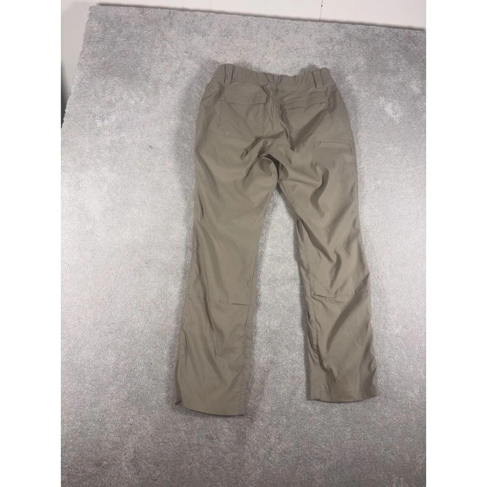Duluth Trading Pants Womens 12x31 Tan Dry on the Fly Slim Leg Outdoor UPF Nylon Size 12 - Image 11