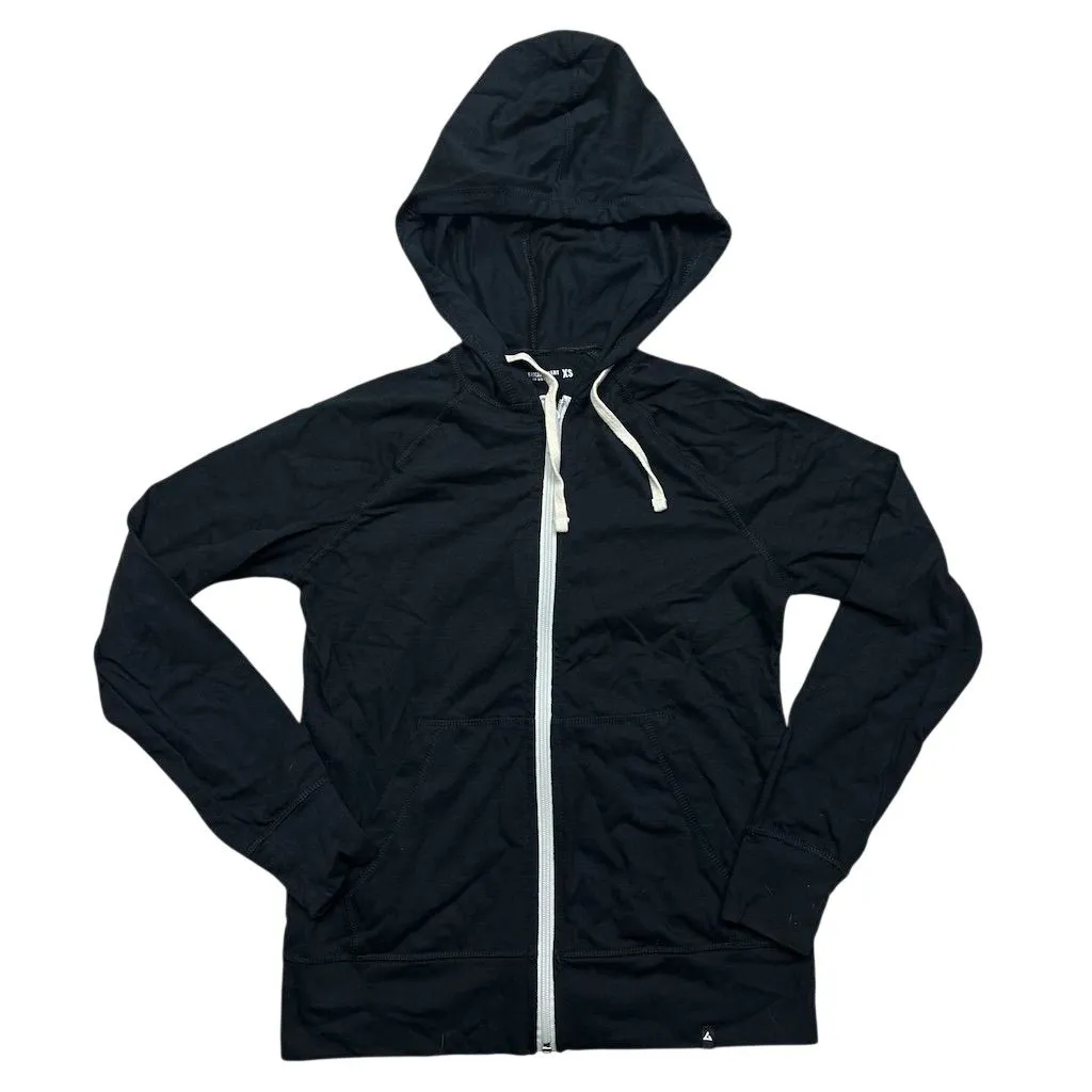 NWOT American Giant Lightweight Full Zip Hoodie M Black Casual Layering Basic Size M - Image 2