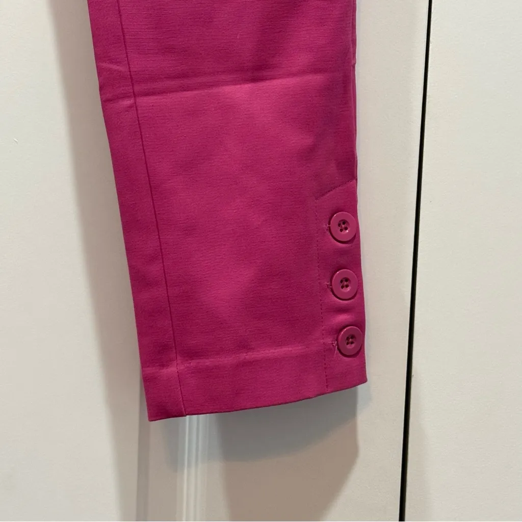 Christopher And Banks Crop Pants Women 6 The Perfect Pant Relaxed‎ Fit High Rise - Image 2