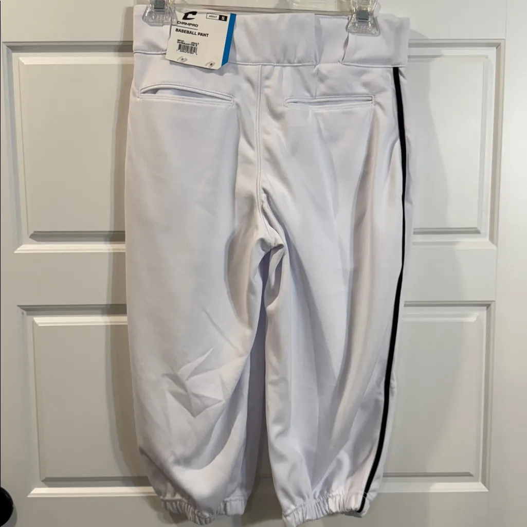 Champro Adult baseball pants small NWT White - Image 3