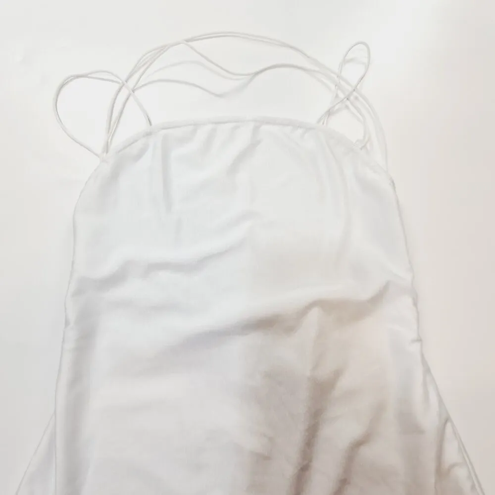 Superdown Kiki Strappy Mini Dress in White Small - Image 5