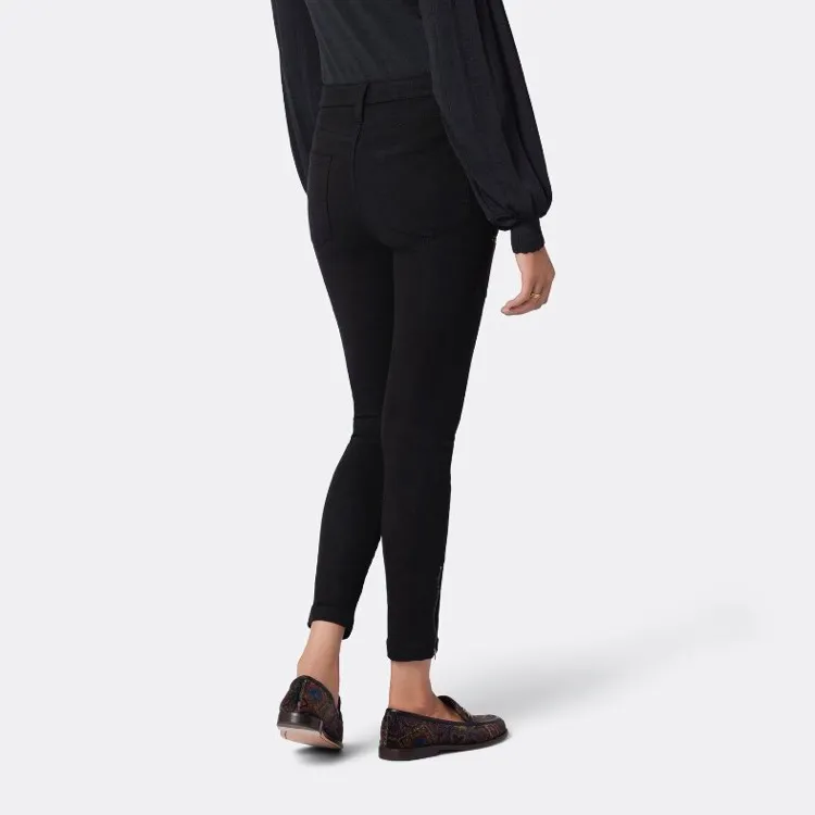 Joie HIGH RISE PARK SKINNY PANTS caviar BLK sz 2 (NWT) - Image 5