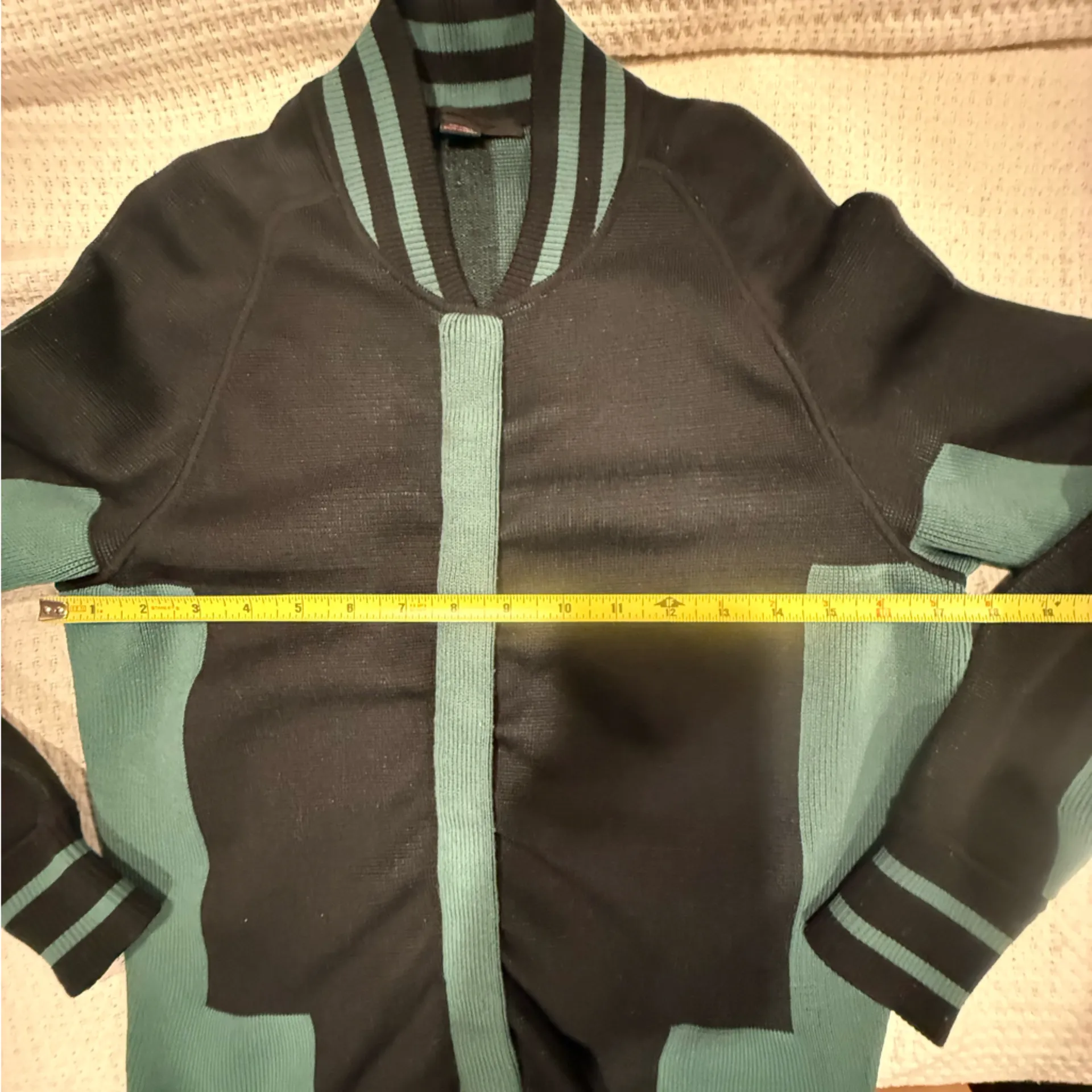 Alexander Wang WOMENS Black and Green Sweater small size - Image 3