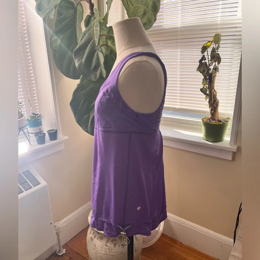 Lululemon run: Ta Ta topper athletic tank top in color power purple - Image 2