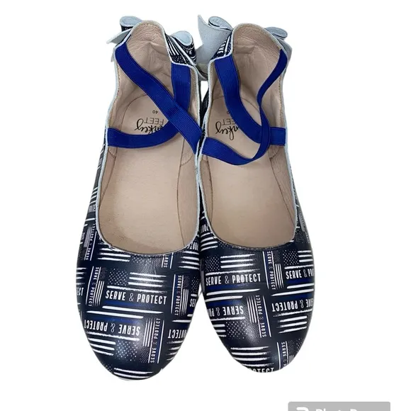 Monkey Feet woman’s Serve and Protect flats Size 9.5 - Image 2