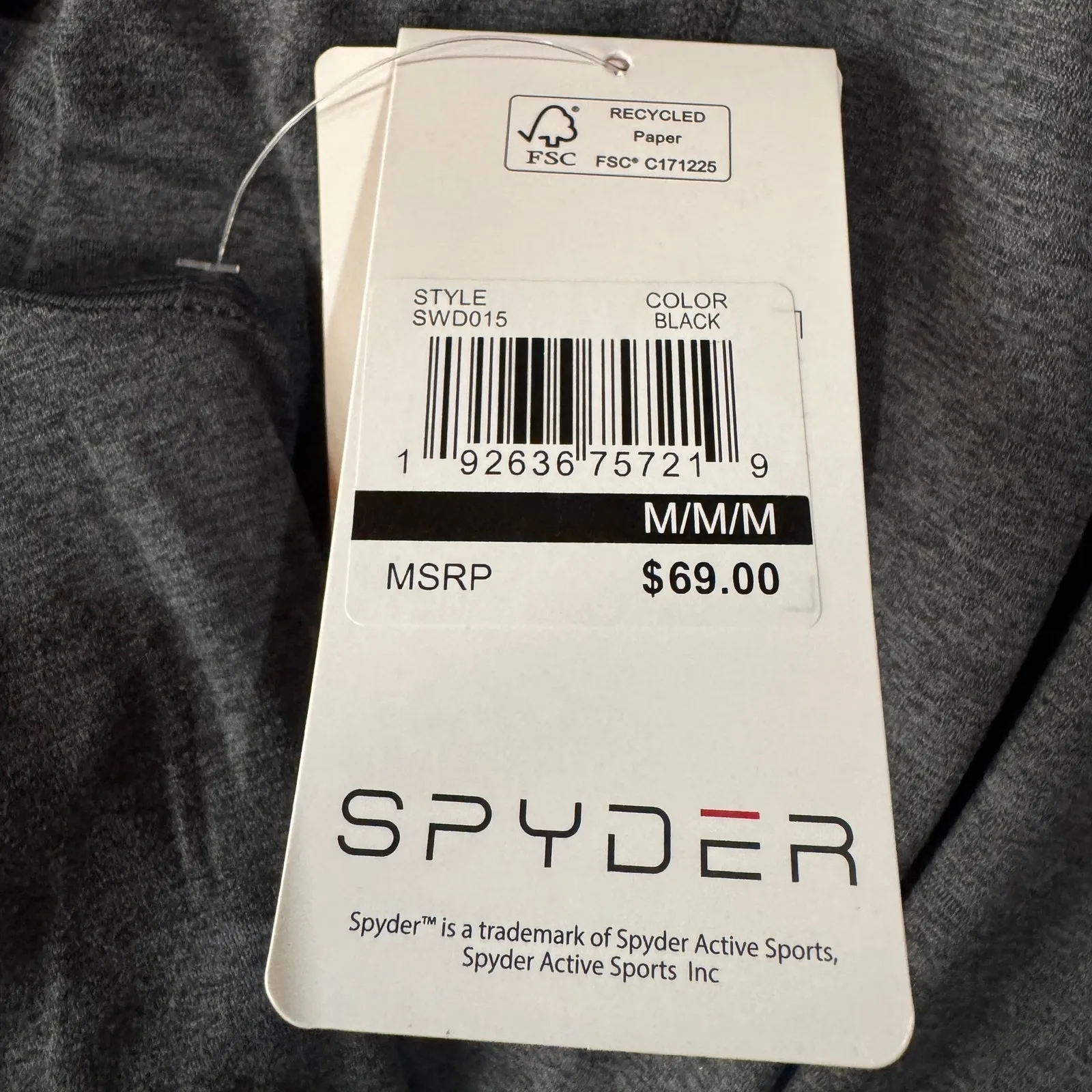 Spyder Medium A-Line Dress Sleeveless Racerback Stretch Wicking Padded Shelf Bra - Image 11