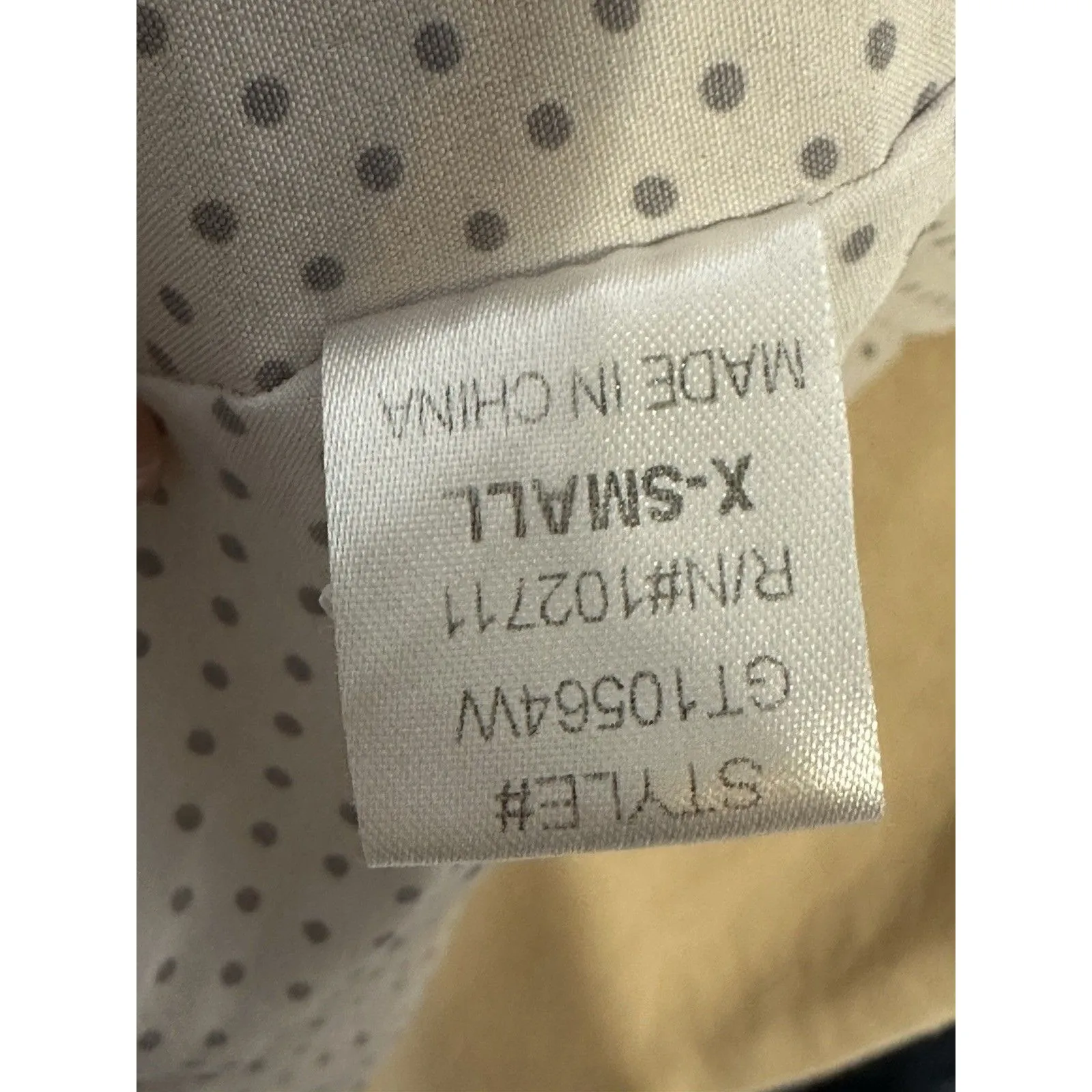 Gibson Look Notch Collar Cotton Blend Blazer Heather beige Single Button XS Work - Image 4