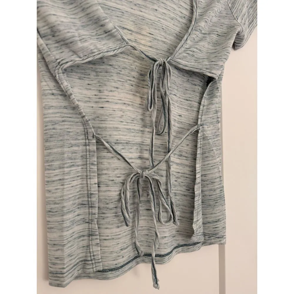 $108 New Lanston Revolve Cotton Modal Open Back Tie tee - Image 4