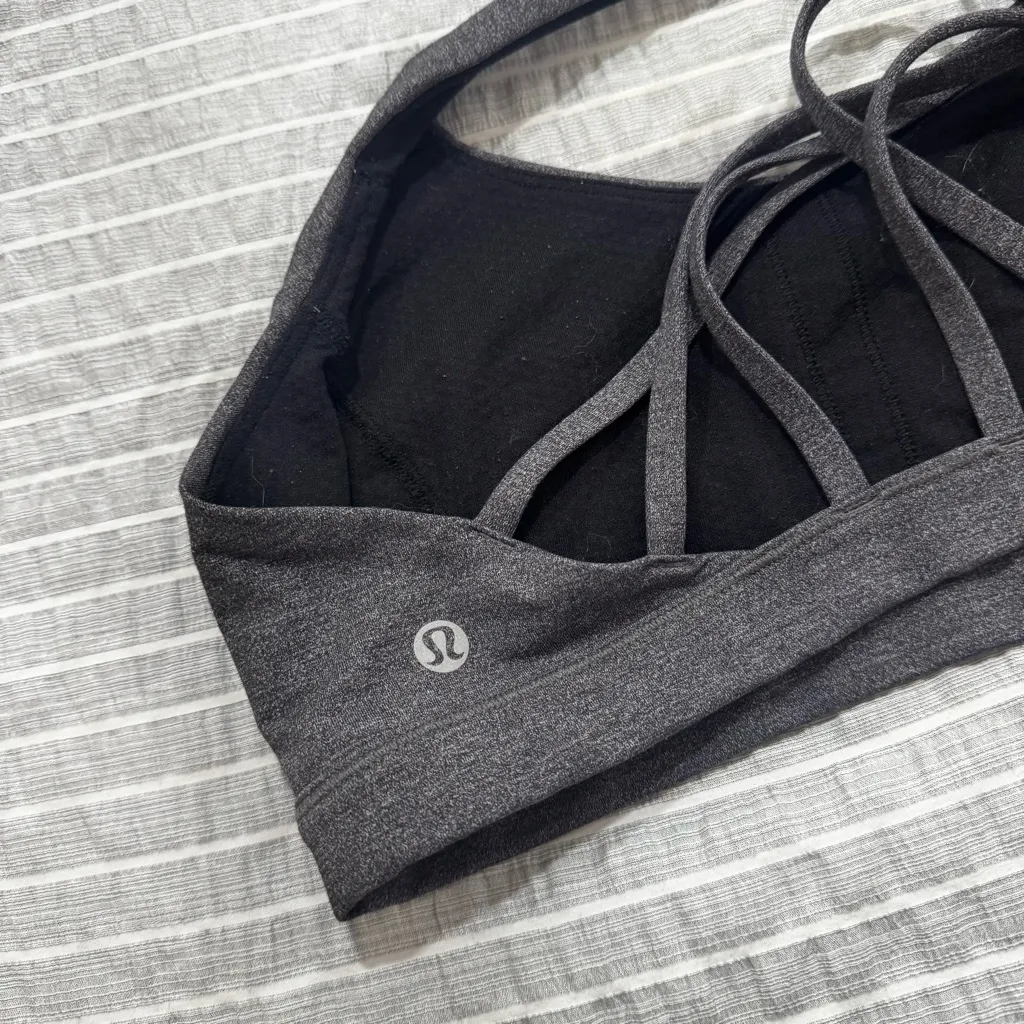 Lululemon free to be serene sports bra black size 4 (have 6 total) - Image 5