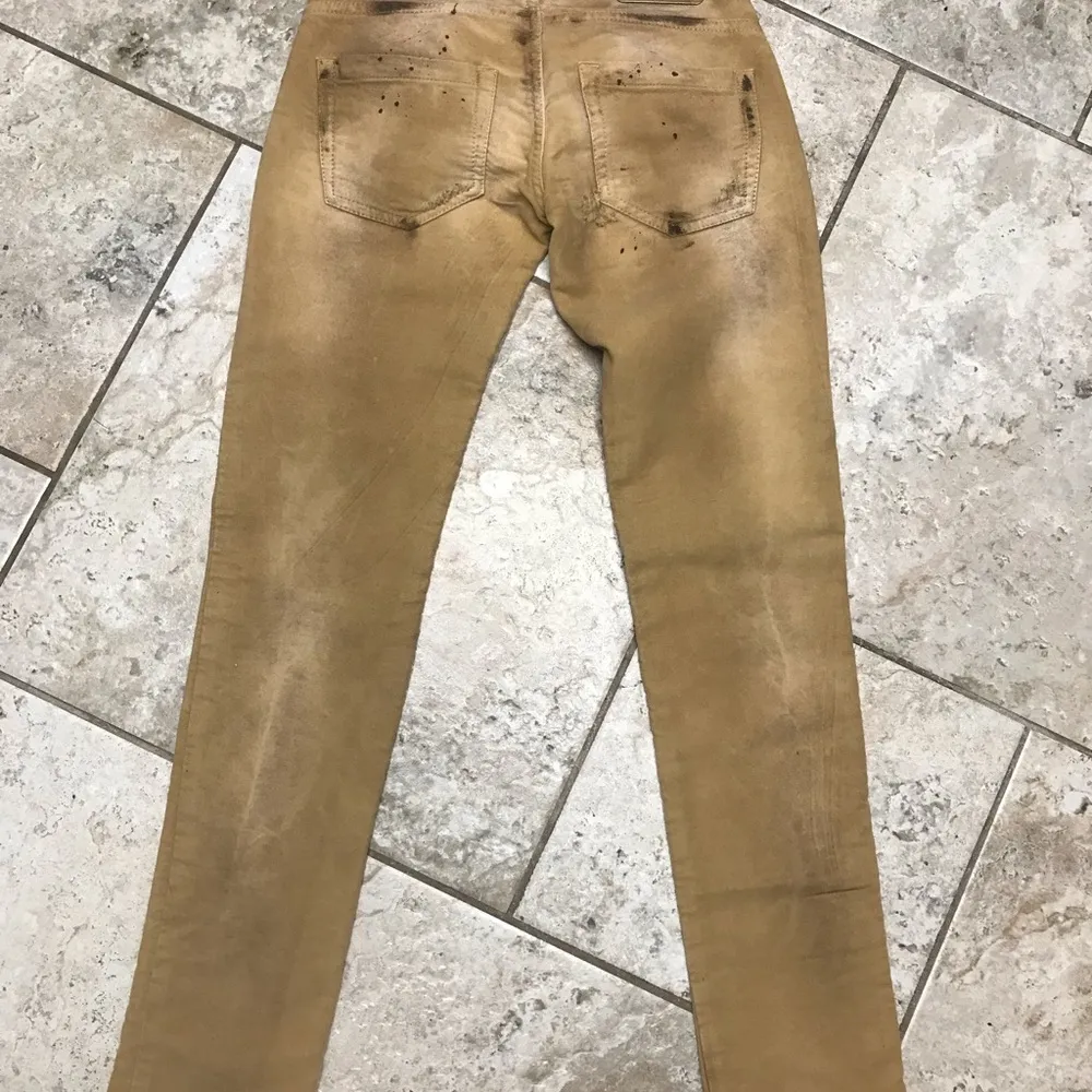 Adele Fado Made In Italy Women’s Brown Straight Jeans in size 40 - Image 7