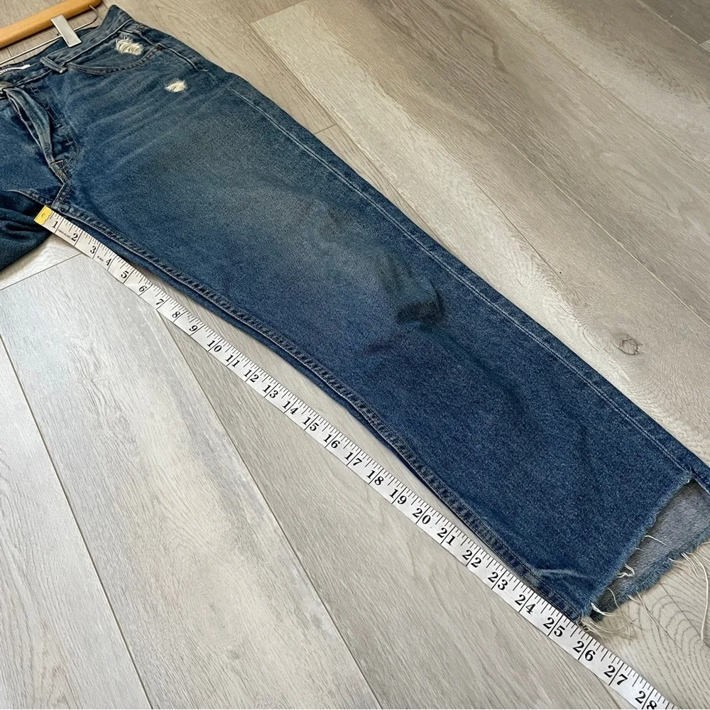 GRLFRND Helena Jeans distressed straight leg womens Blue (size 26) close to you - Image 3