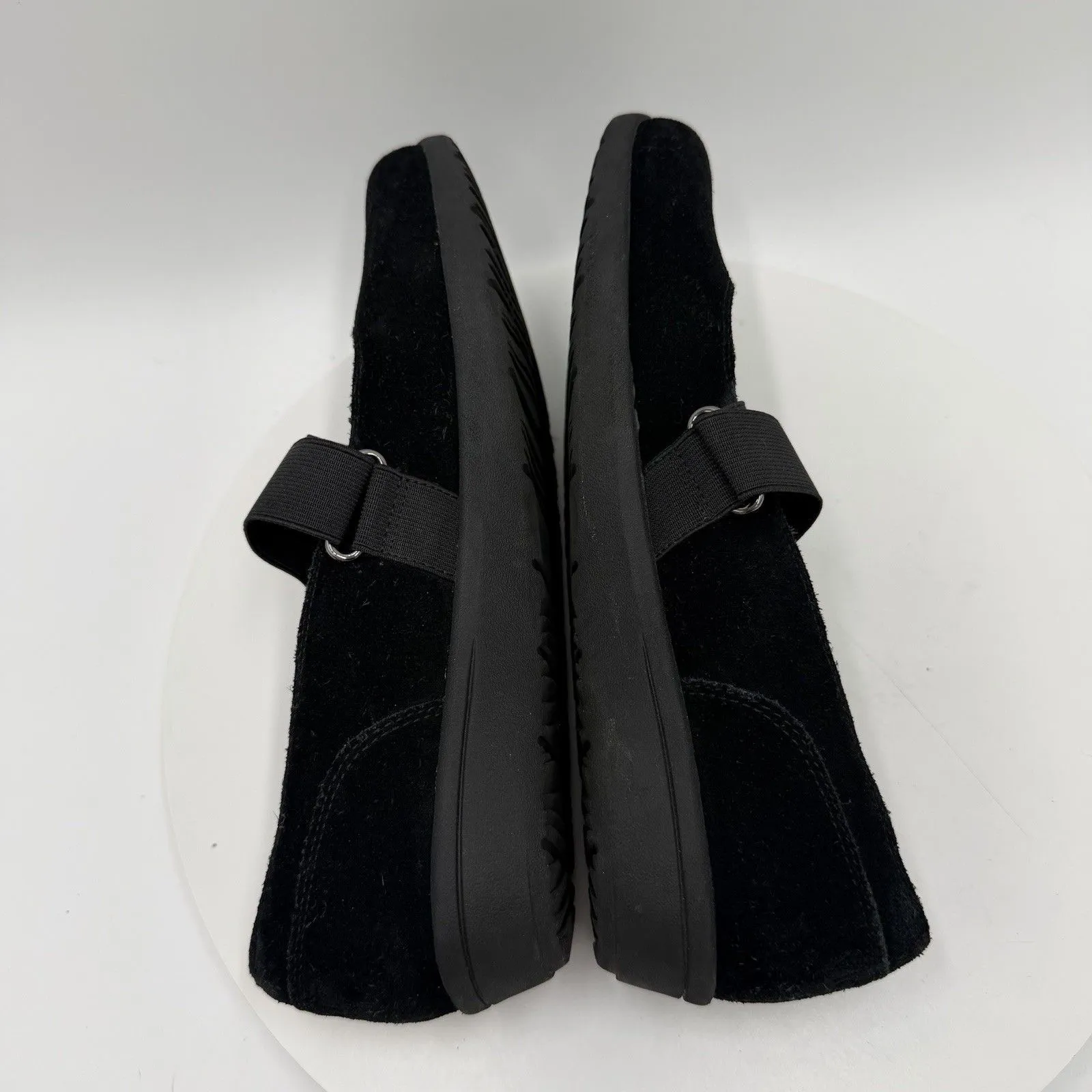 Vionic Shelby Mary Jane Black Suede Flats Women’s Size 8.5M - Image 4