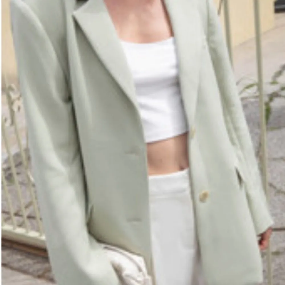 NWT Oak + fort oak and fort relaxed fit blazer oversized ow-8843-w xs alfalfa - Image 2