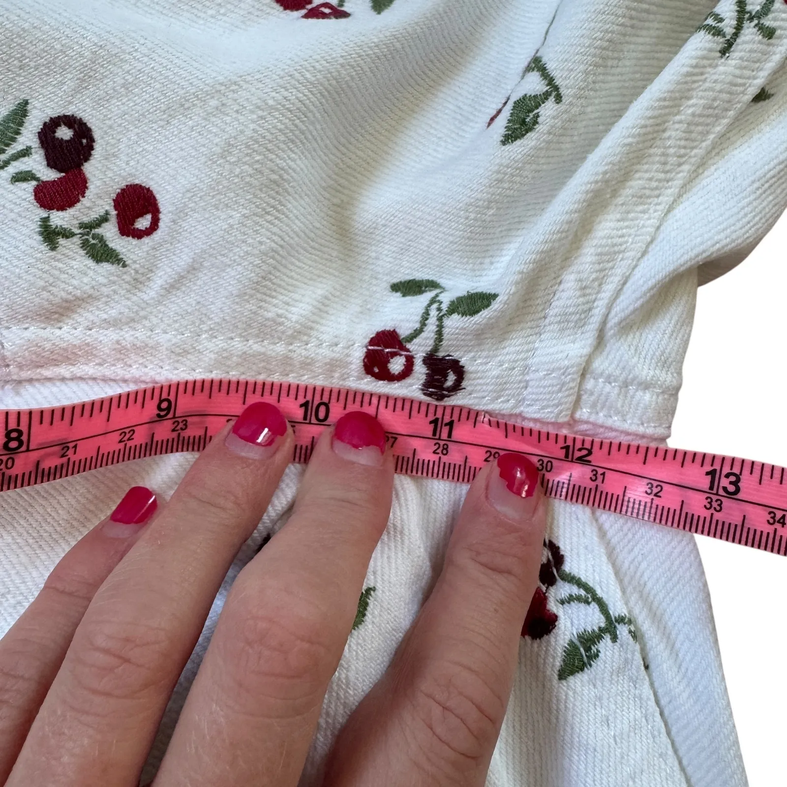 Reformation Cherries High Rise Straight Jeans - Image 10