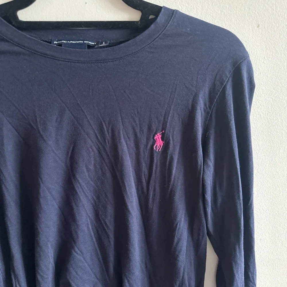 Ralph Lauren Blue Long Sleeve Tee - Image 2