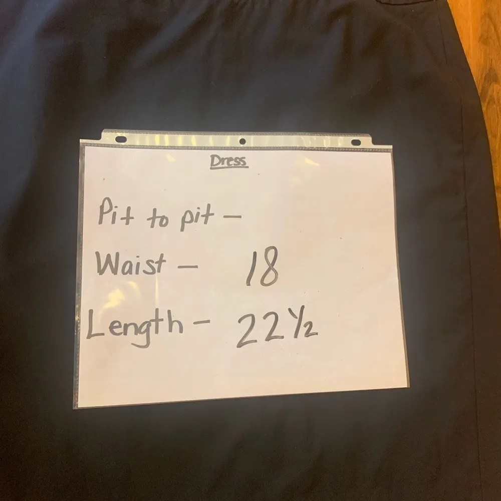 Banana Republic skirt women’s 14 black stretch lined pencil skirt back s… - Image 6