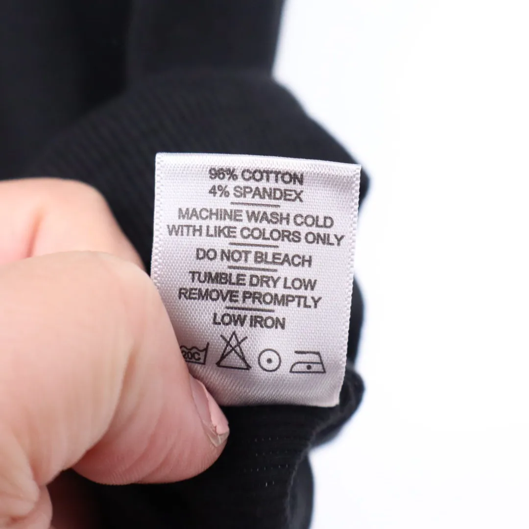 American Giant Black Ribbed Tank Top XS Made in USA Cotton Made in USA - Image 5