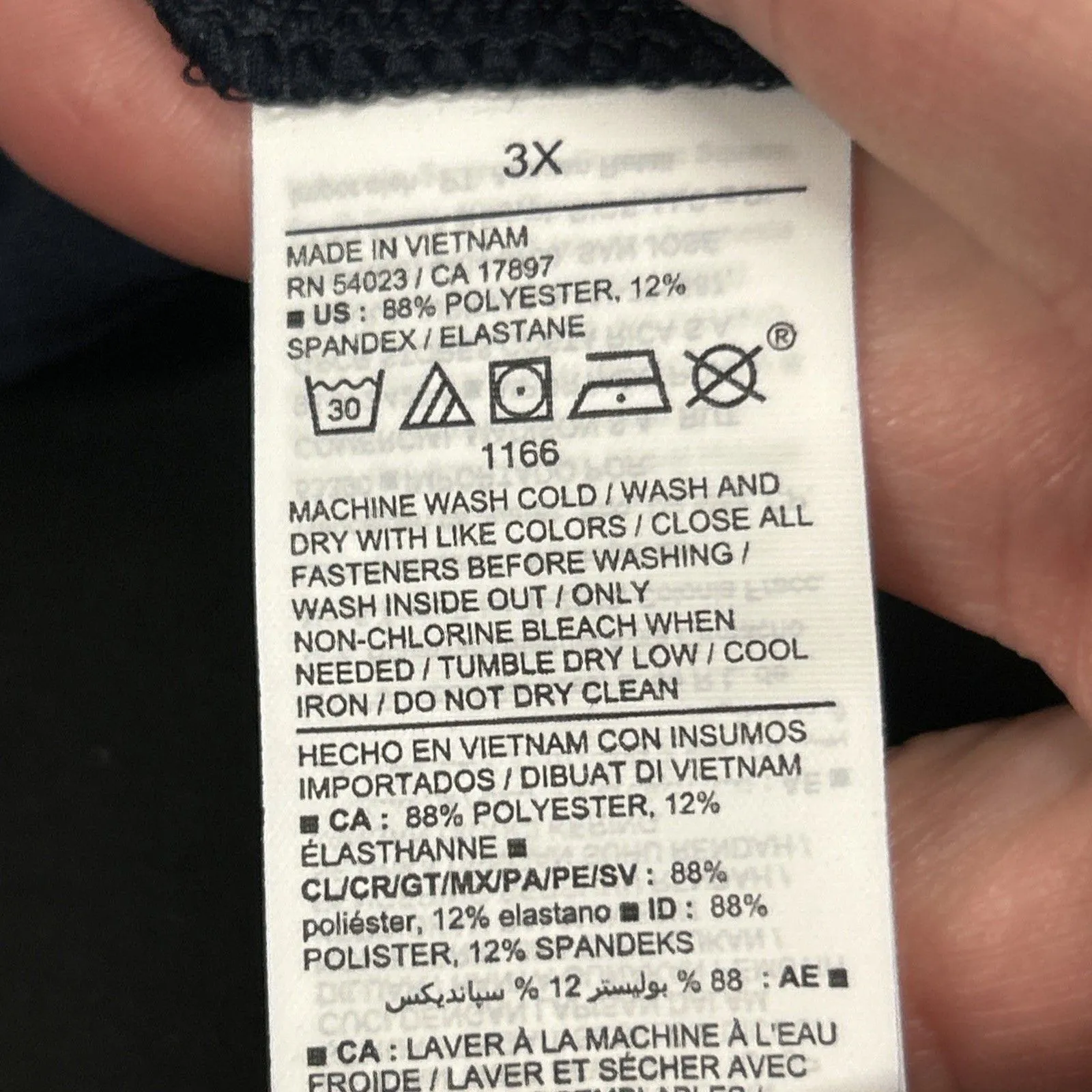 Old Navy Pants Womens 3X Stretch Tech Dry Quick Joggers Blue Pockets New - Image 6