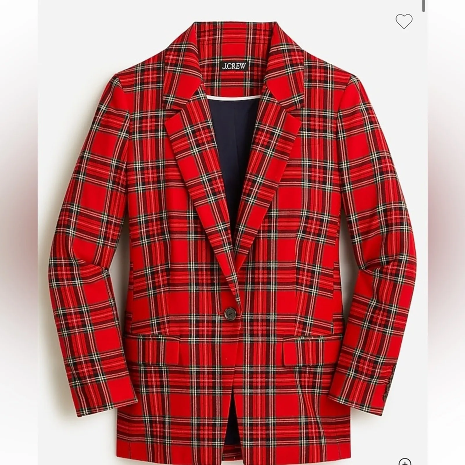 J.Crew Willa blazer in Good Tidings plaid wool blend 2 - Image 2