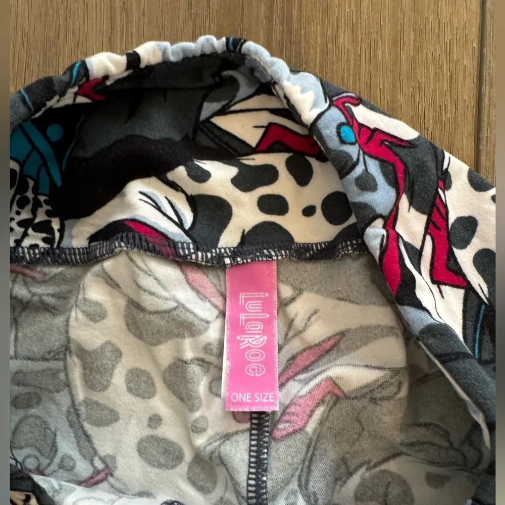 Cruella Villians Leggings | LulaRoe x Disney | OS | NWOT - Image 5