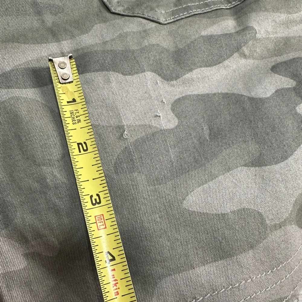 Democracy Shorts 24W Army Green Camo Camouflage Cargo Ab Technology Curvy New - Image 12