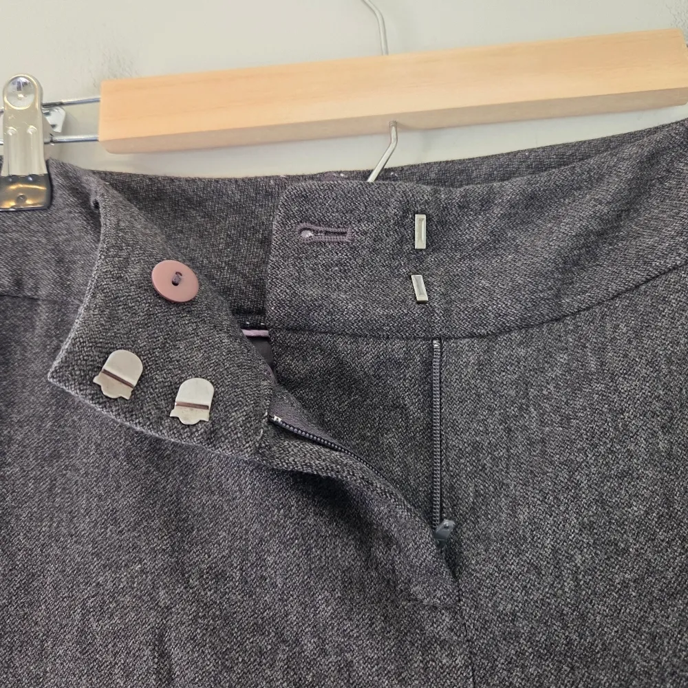 Ann Taylor Gray Wool Cashmere Blend Cuffed Trousers - Image 7