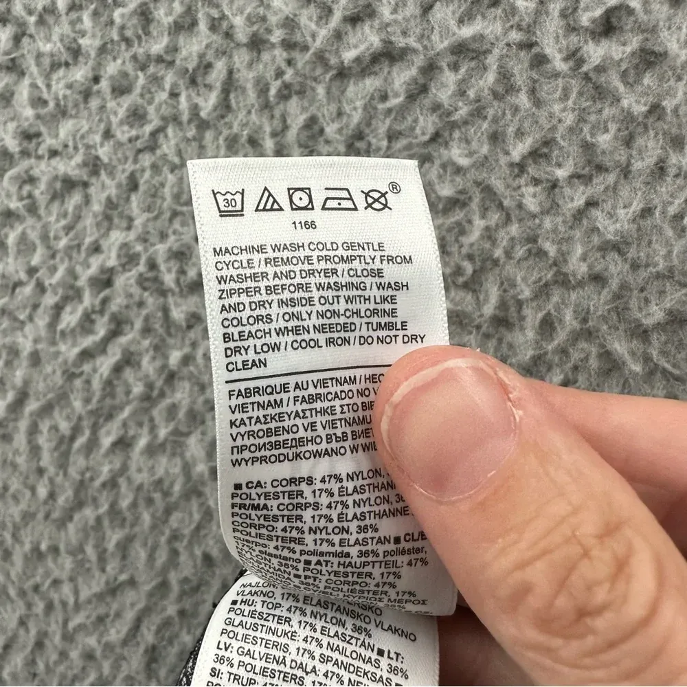 Athleta Delancey Textured Moto Tight Legging Herringbone Athletic Travel M x 28‎ - Image 5