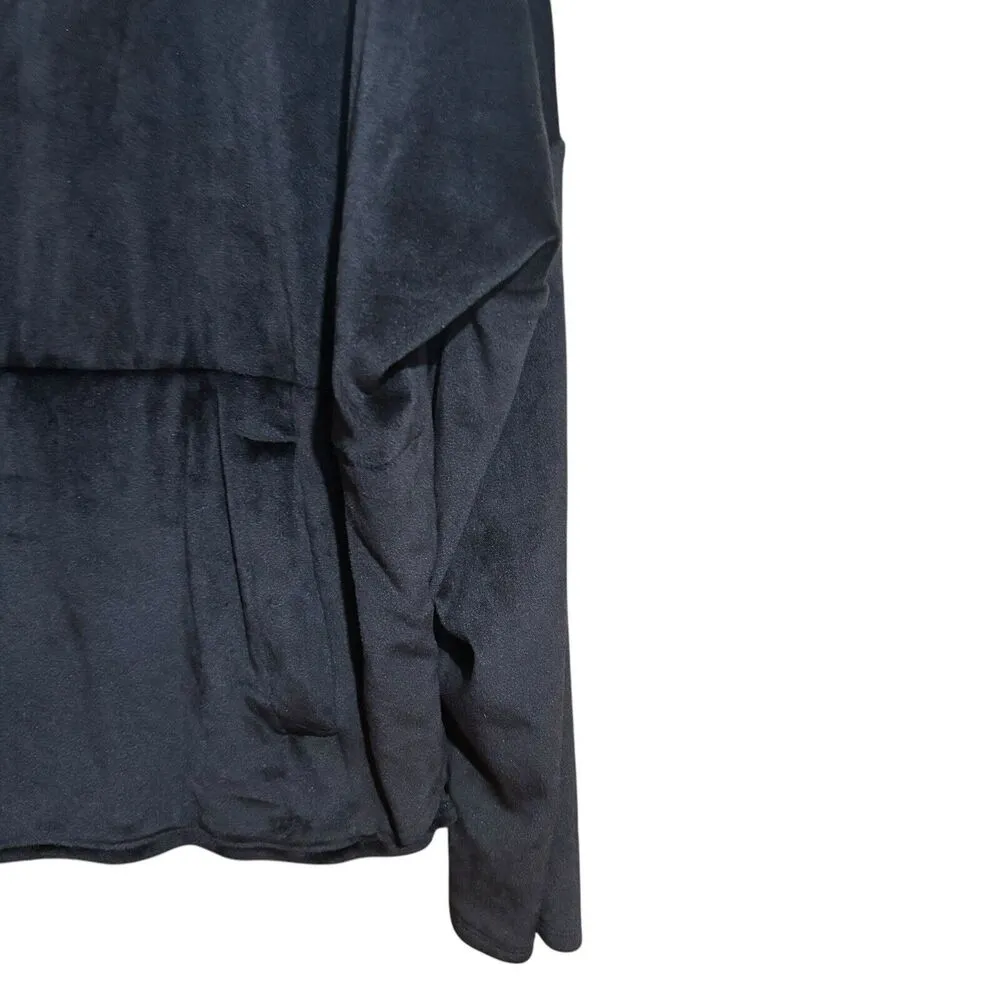 Cuddl Duds Top Womens XL Brown Terry Stretch Long Sleeve Blouse - Image 5