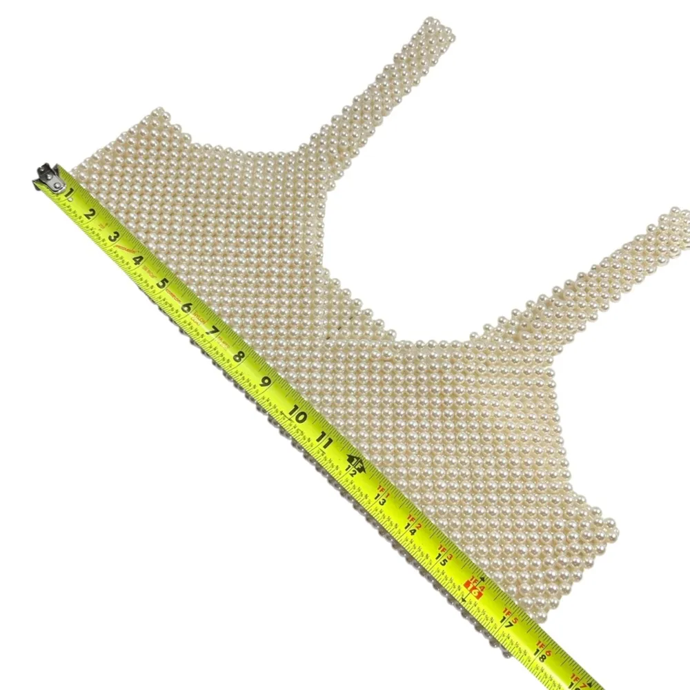 Pearl body chain bralette Size undefined - Image 8