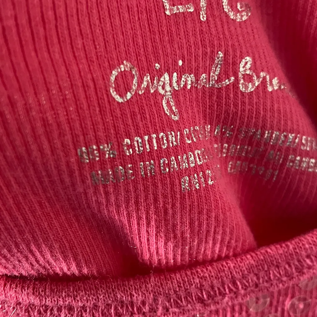 Aeropostale Vibrant Pink sequin front tank top large - Image 3