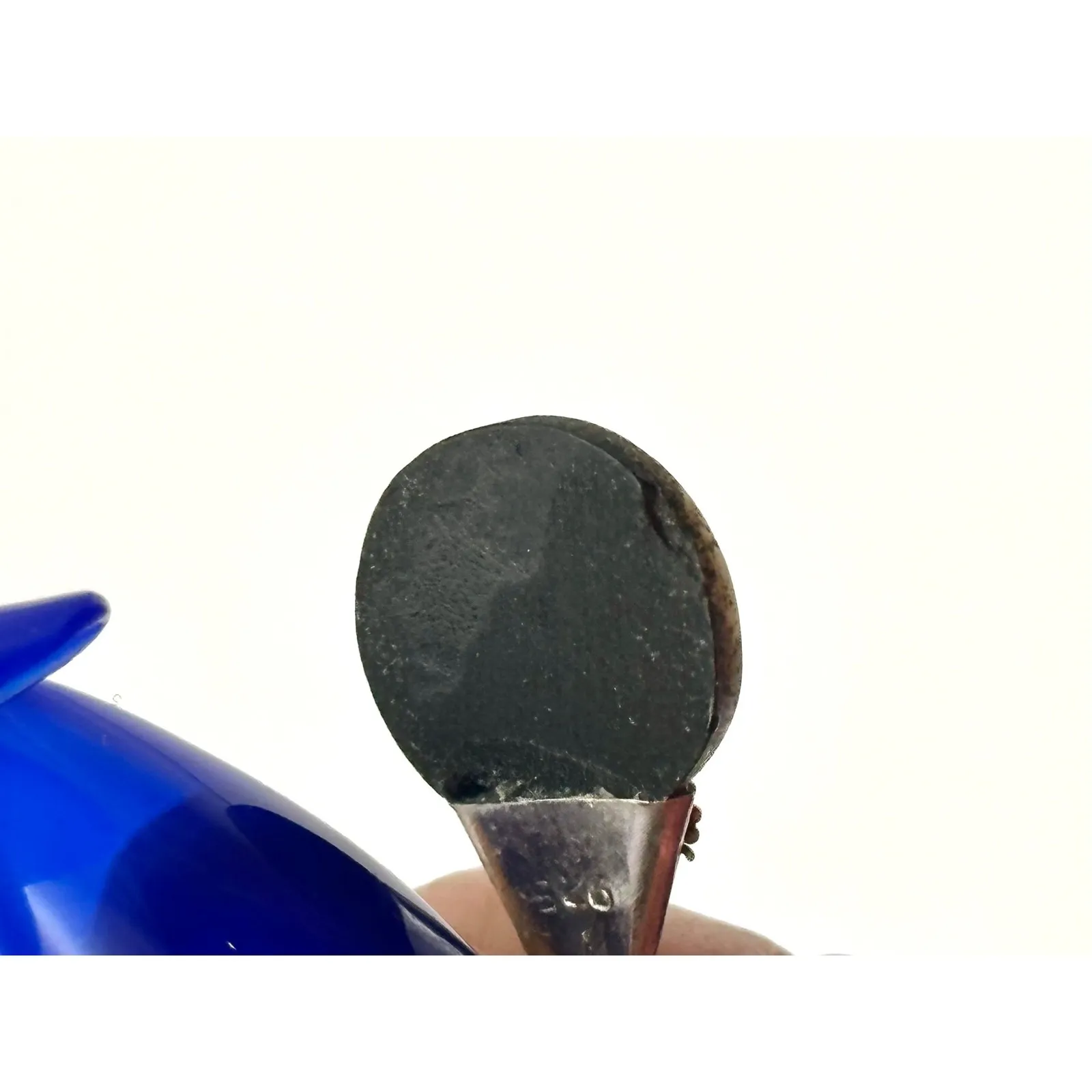 Mother of Pearl Yin Yang Sterling Silver Handmade Earrings - Image 6