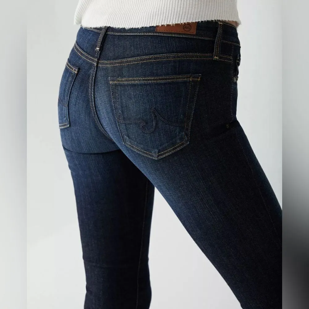 AG Adriano Goldschmied The Stilt Cigarette Leg Dark Wash Jeans Like New Size 28 - Image 8