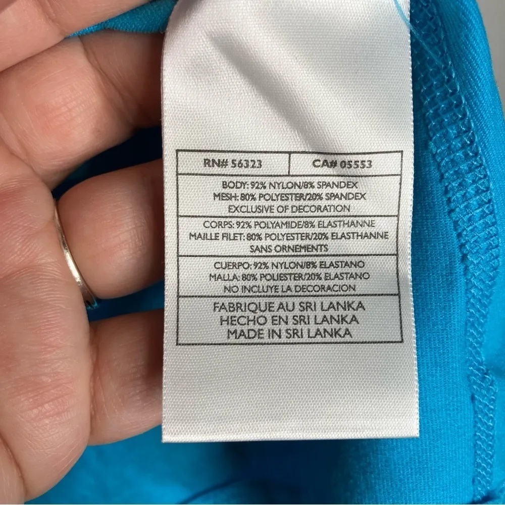 Nike‎ fit dry teal t-shirt size large - Image 2