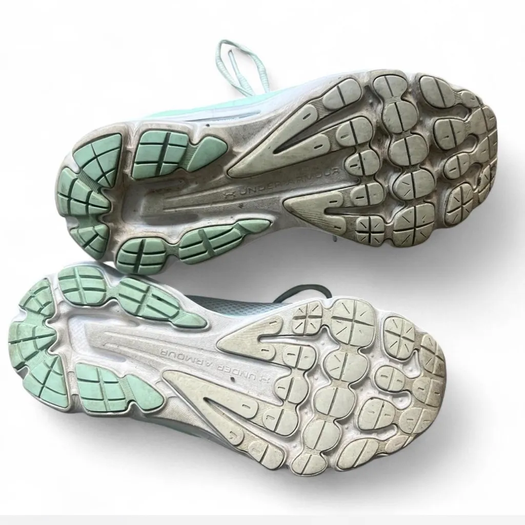 Under Armour‎ Women's Mint and White Athletic Shoes - Image 6