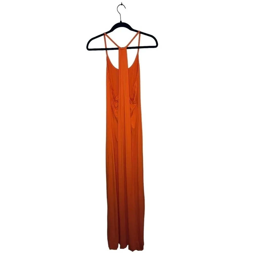 Fabletics Neema Maxi Dress Size XL Monarch Orange - Image 4